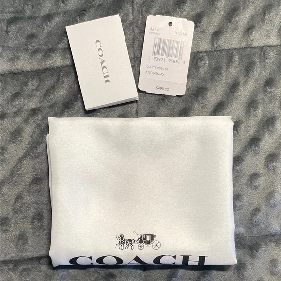 Coach Madison Cream Quilted leather Bag purse LIKE NEW w/dust bag $495 retail - Picture 11 of 16